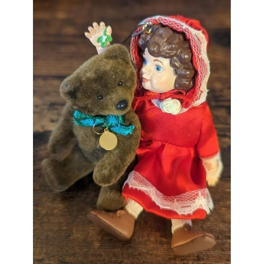 Julianne and Teddy Special Edition 1993 Hallmark Ornament